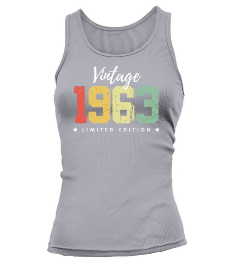 60 Years Vintage 1963 Retro 60th Birthday Tank top Woman