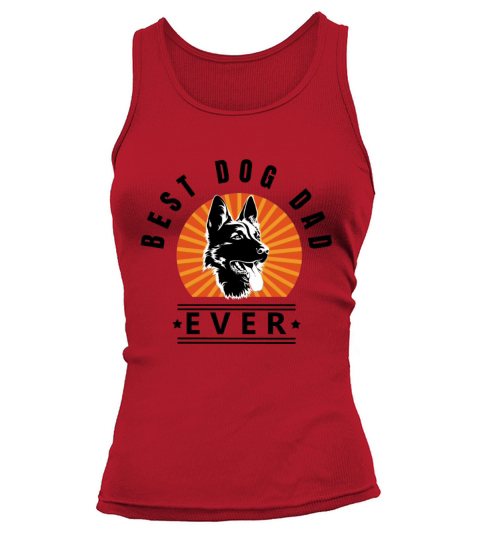 Best Dog Dad Ever German Shepherd Dog Sunburst b Tank top Woman
