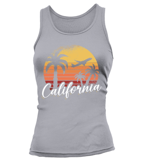 California Summer Sun Palms Beach Water Cali Love Tank top Woman