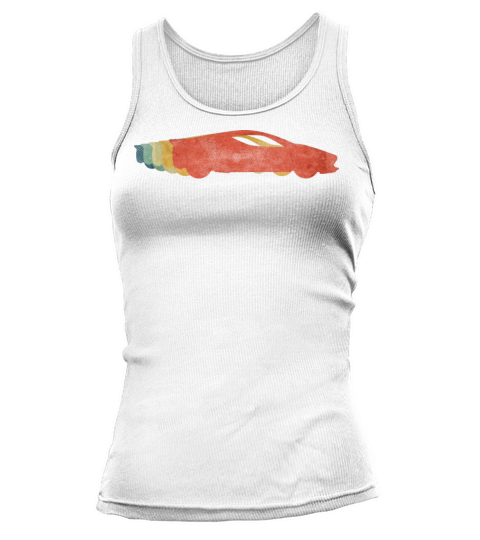 Car Sportscar Retro Vintage Color Tank top Woman