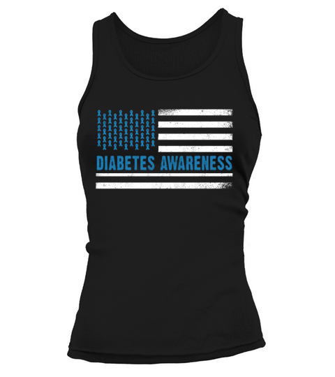 Flag November Diabetes Awareness Month Tank top Woman