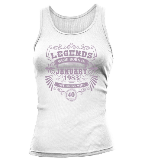 january 1983 birthday vintage Tank top Woman