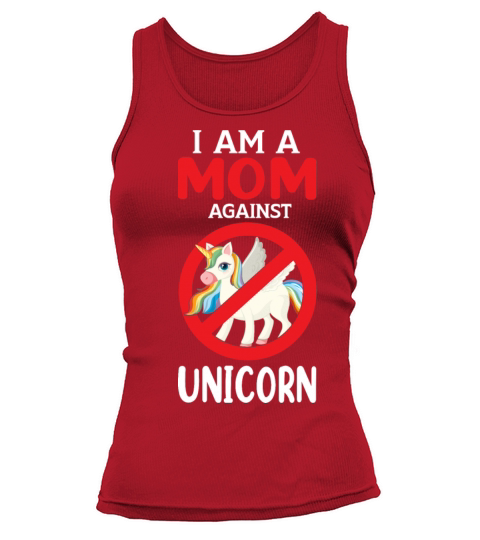 Mom Againts Unicorn Adult Humor Saying Gifts Idea Tank top Woman