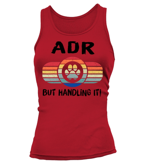 retro adr but handling it funny for veterinary Tank top Woman