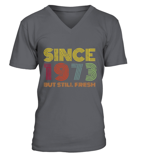 1973 Birthday Vintage V-Neck T-shirt