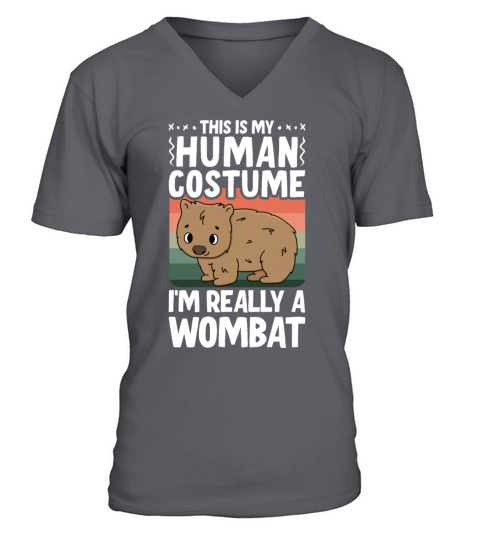 Australian Wombats Lover Human Costume V-Neck T-shirt