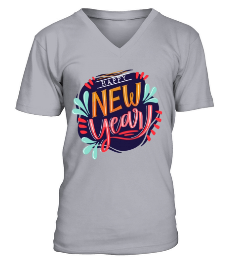 Happy New Year New Years Eve V-Neck T-shirt
