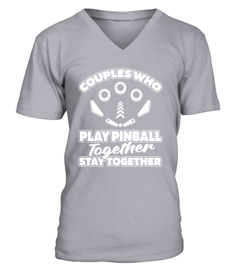 Pinball Couple V-Neck T-shirt