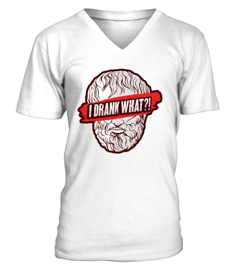 Socrates Philosophy Design for Philosophy Student V-Neck T-shirt