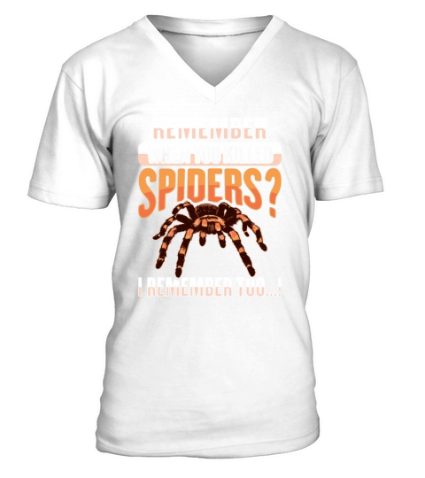 Tarantula Terrarium Design for a Pet Tarantula V-Neck T-shirt