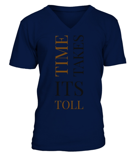 Time takes its toll V-Neck T-shirt