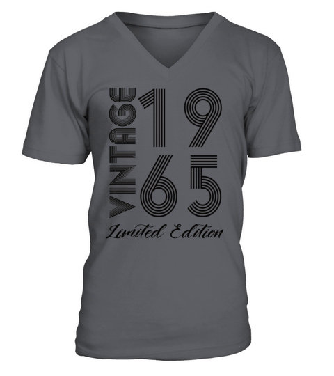 Vintage 1965 Vintage Birthday Retro Vintage V-Neck T-shirt