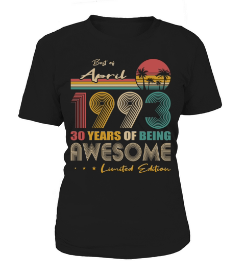 30th birthday vintage april 1993 30 years Women's T-Shirt