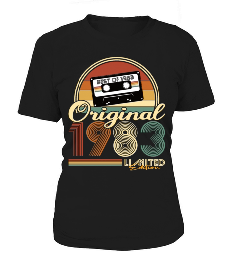 40th birthday vintage 1983 original 1983 Women's T-Shirt
