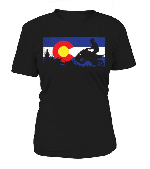 all terrain vehicles vintage colorado flag Women's T-Shirt