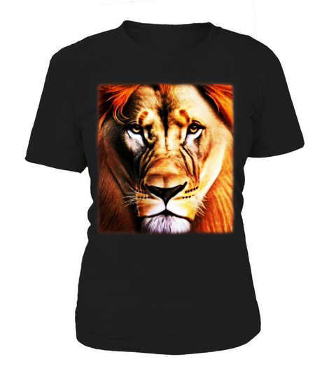 Lion Africa predator print head imprint with wild Women's T-Shirt