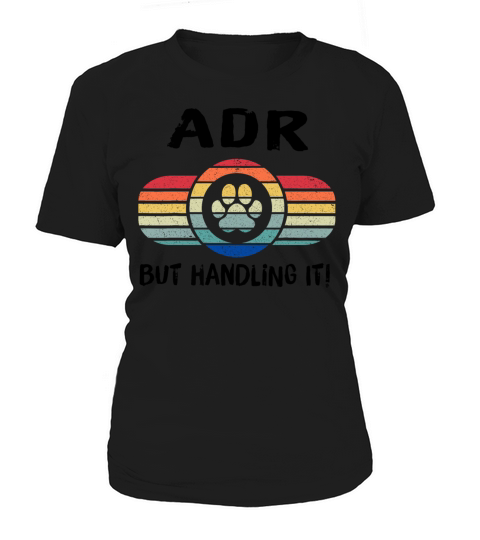 retro adr but handling it funny for veterinary Women's T-Shirt