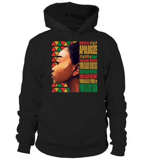 African Women Black Pride Black History Month Hoodie Unisex