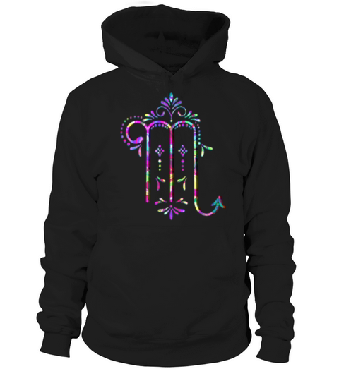 Neon Horoscopes Scorpio357 Hoodie Unisex