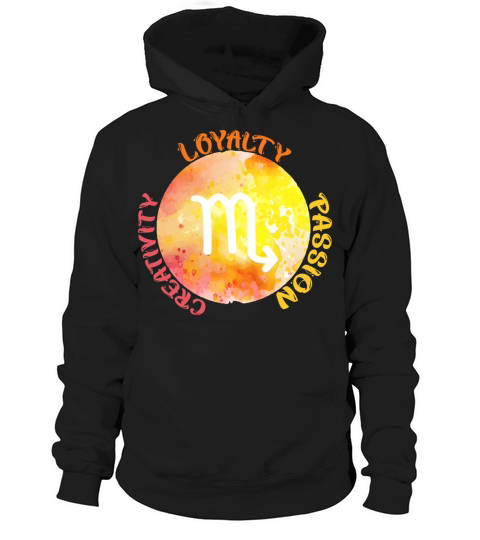 Scorpio Zodiac Sign Hoodie Unisex