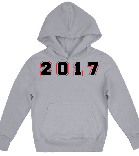 2017 Year Number Kids Hoodie