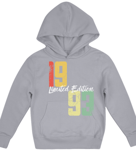 30 Years Vintage 1993 Retro 30th Birthday Kids Hoodie