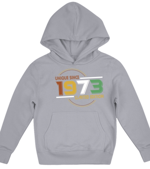 50th birthday unique since 1973 limited edition Kids Hoodie