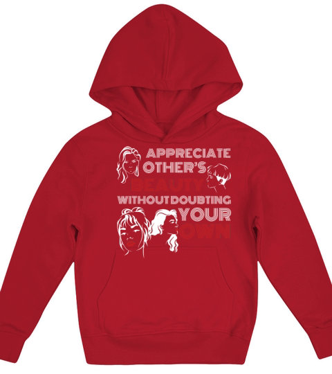 Appreciate Others Beauty Positive Empowerment Sel Kids Hoodie