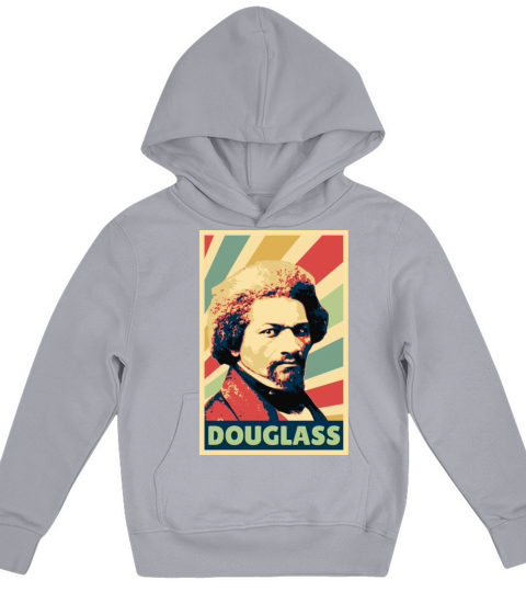 Frederick Douglass Vintage Colors Kids Hoodie