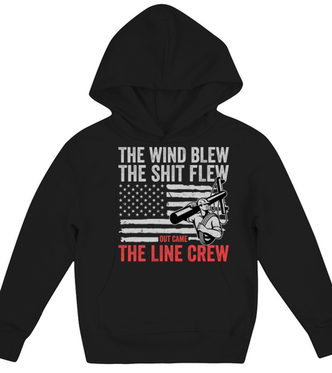 Funny Electrical Lineman Saying Thank A Lineman Kids Hoodie