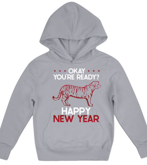 Happy New Year Party Year Of The Tiger Chinese Kids Hoodie