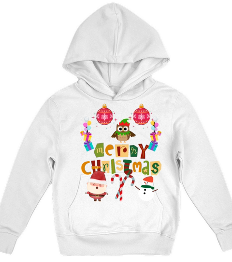 Merry Christmas Xmas Tree Retro novelty Old school Kids Hoodie