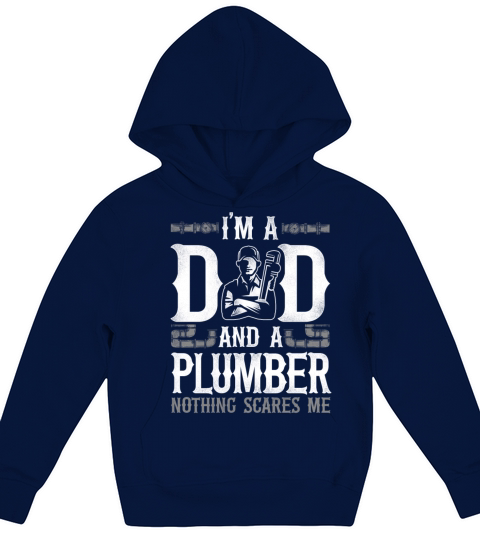 Plumbing Plumber Dad Vintage Im A Kids Hoodie