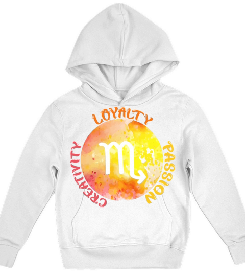 Scorpio Zodiac Sign Kids Hoodie