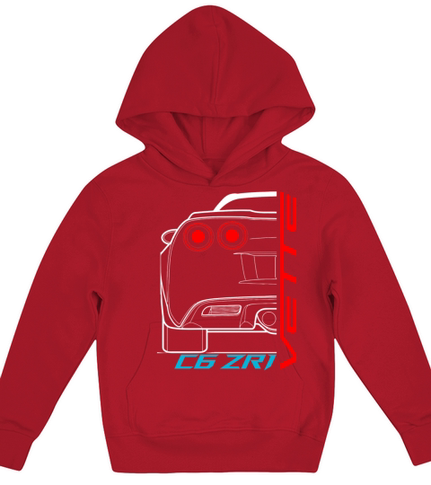 Vette C6 ZR1 Kids Hoodie