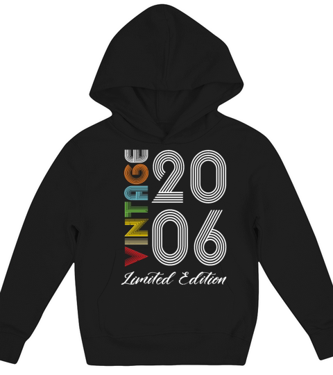 Vintage 2006 Vintage Birthday Retro Vintage Kids Hoodie