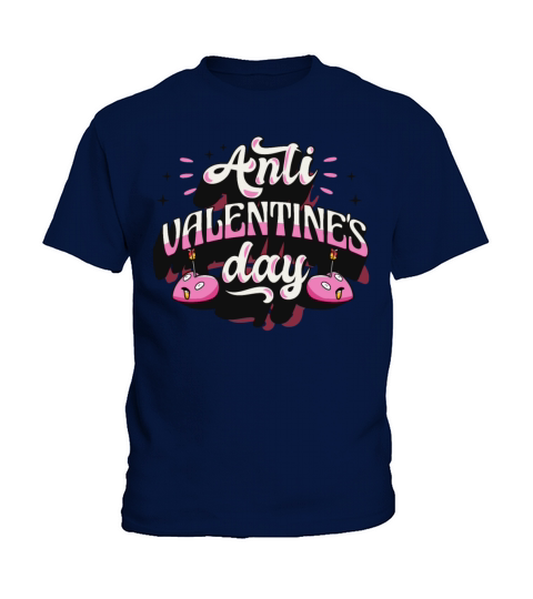 Anti Valentines Day Aesthetic Kids T-Shirt