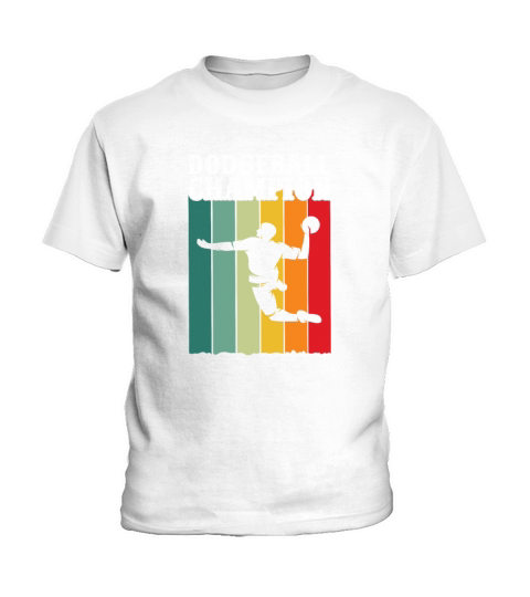 Dodgeball Champion Retro Vintage Kids T-Shirt