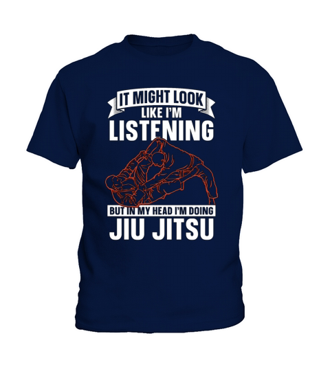 Jiu Jitsu It Might Look Combat Fighting Fighter Kids T-Shirt