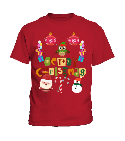 Merry Christmas Xmas Tree Retro novelty Old school Kids T-Shirt