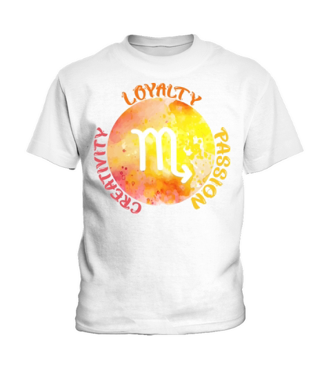 Scorpio Zodiac Sign Kids T-Shirt