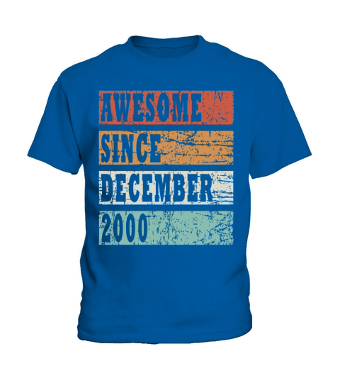 Year of construction 2000 December born gift idea Kids T-Shirt