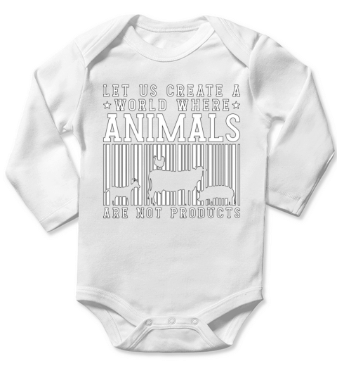 Animal Welfare Let Us Create Foster Animal Worker Long Sleeve Baby One-Piece