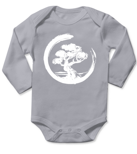 Bonsai Tree Japanese Gardening Long Sleeve Baby One-Piece
