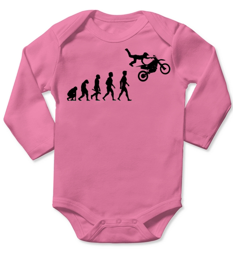 motorrad moped motorcycle motorbike evolution14 Long Sleeve Baby One-Piece