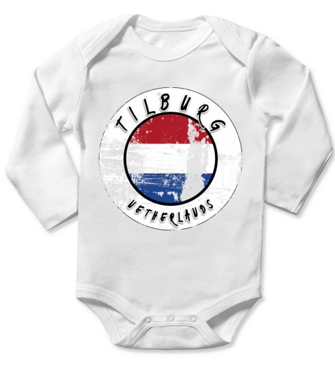 Tilburg Netherlands Vintage Long Sleeve Baby One-Piece