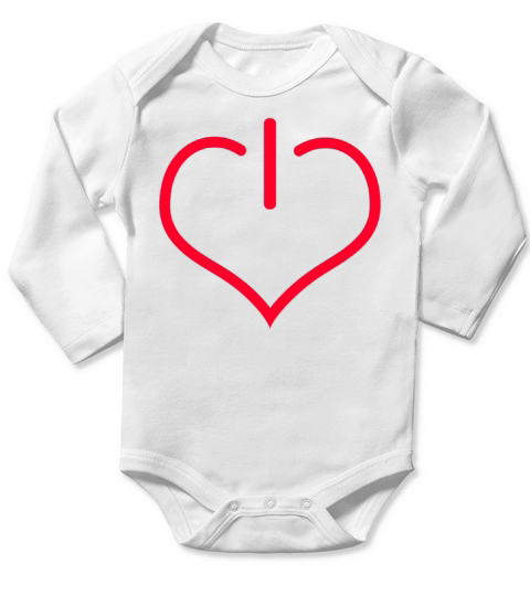 Valentines Day Long Sleeve Baby One-Piece