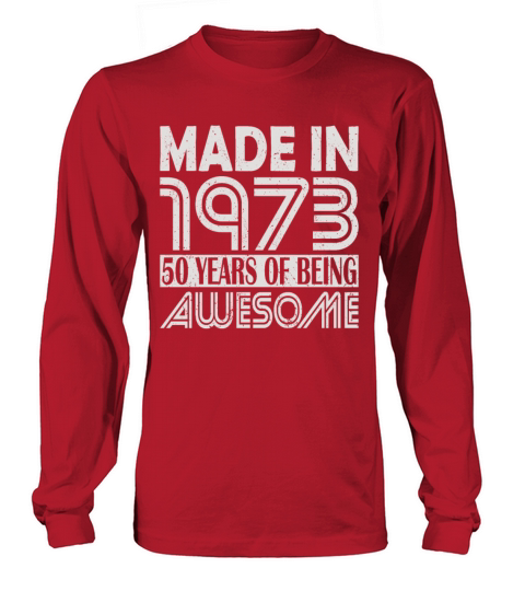 50th birthday vintage 1973 50 years Long sleeved Unisex