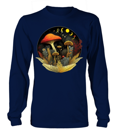 Goblincore Aesthetic Cottagecore Mushroom Dark Long sleeved Unisex