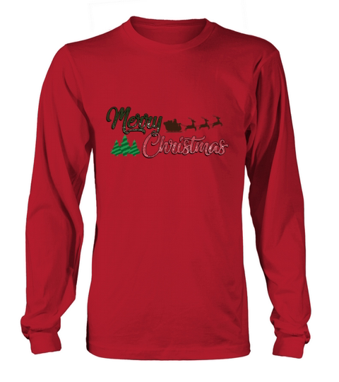 Merry Christmass Long sleeved Unisex